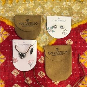 Eva Carrillo Artisan Jewelry Set NEW